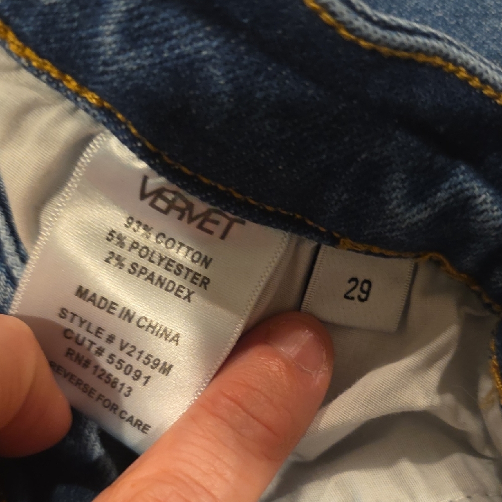 Velvet Blue Denim Jeans